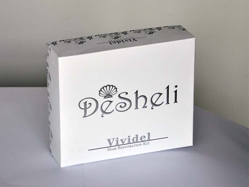 白色desheli天地盖化妆品翻盖礼品大彩盒