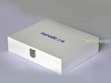 兰度narudo手机白色高档木质包装盒